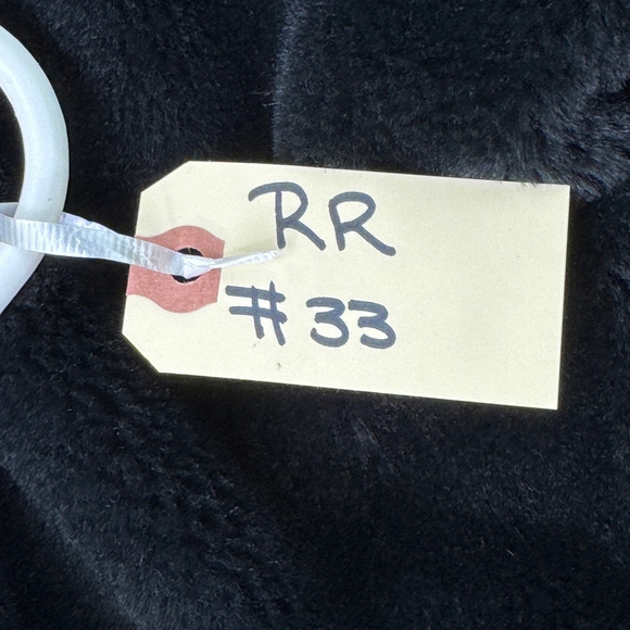 Revamped Women's fluffy black teddy coat - Picture 6 of 11